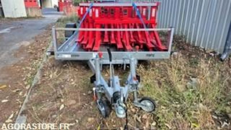 Remorque 1 essieu PTAC 1500 - chassis porte véhicule de 2024 - Remolque: foto 1 Remorque 1 essieu PTAC 1500 - chassis porte véhicule de 2024 - Remolque: foto 1