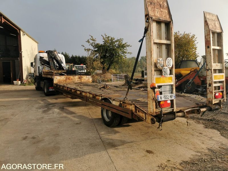 Remorque porte engin - CASTERA - 1976 - Remolque: foto 1 Remorque porte engin - CASTERA - 1976 - Remolque: foto 1