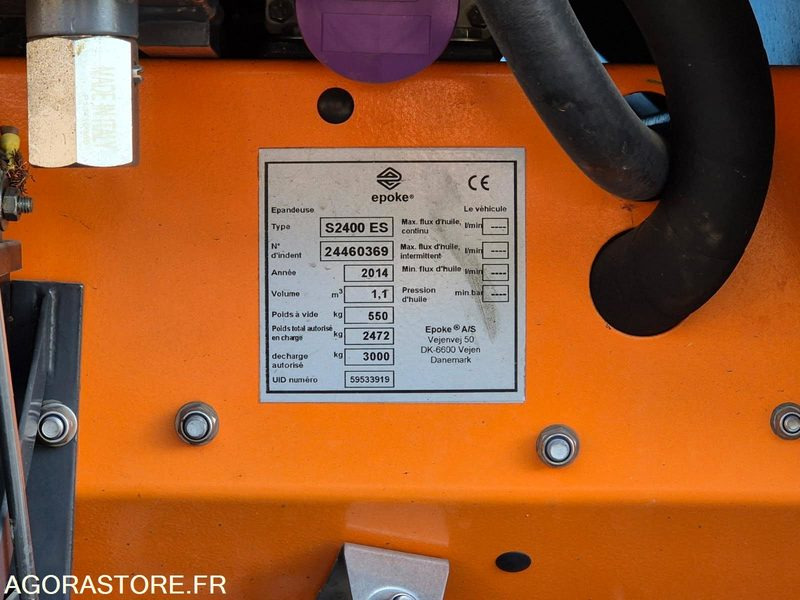 SALEUSE EPOKE S2400 ES 2014 AVEC MOTEUR AUXILIAIRE - Maquinaria de jardinería: foto 2 SALEUSE EPOKE S2400 ES 2014 AVEC MOTEUR AUXILIAIRE - Maquinaria de jardinería: foto 2