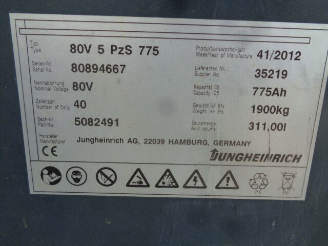 Carretilla elevadora Jungheinrich EFG425: foto 19 Carretilla elevadora Jungheinrich EFG425: foto 19