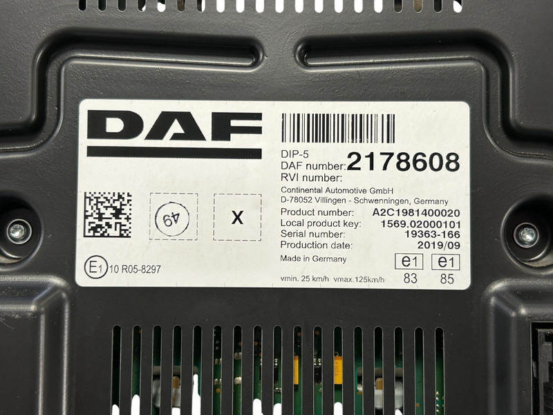 DAF XF - Salpicadero para Camión: foto 4 DAF XF - Salpicadero para Camión: foto 4