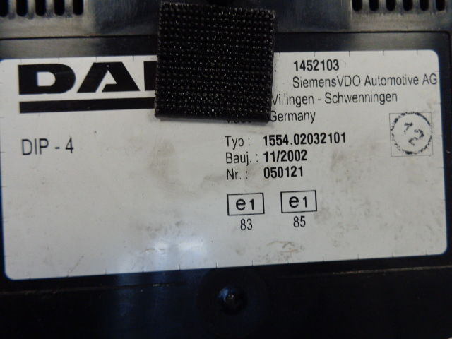 DAF instrument cluster - Salpicadero para Camión: foto 4 DAF instrument cluster - Salpicadero para Camión: foto 4