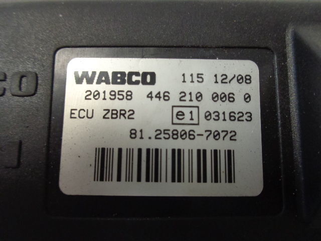 MAN ECU ZBR2 81258067072 WABCO - Unidad de control para Camión: foto 3 MAN ECU ZBR2 81258067072 WABCO - Unidad de control para Camión: foto 3