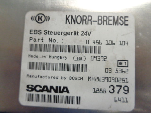 Scania R EBS control unit ECU "WORLDWIDE DELIVERY" - Unidad de control para Camión: foto 3 Scania R EBS control unit ECU "WORLDWIDE DELIVERY" - Unidad de control para Camión: foto 3