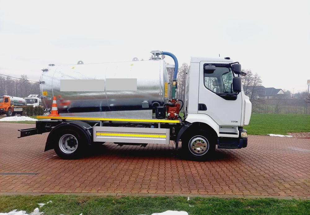 Renault MIDLUM 220 DXI EURO 5 ASENIZACJA 7000 LITRÓW ASENIZACYJNY BECZKA - Camión cisterna: foto 1 Renault MIDLUM 220 DXI EURO 5 ASENIZACJA 7000 LITRÓW ASENIZACYJNY BECZKA - Camión cisterna: foto 1