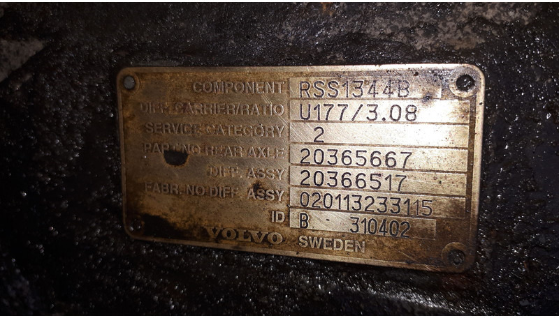 Volvo MS17X.- 3.08 .\5.29\ 5.63. - Diferencial: foto 3 Volvo MS17X.- 3.08 .\5.29\ 5.63. - Diferencial: foto 3