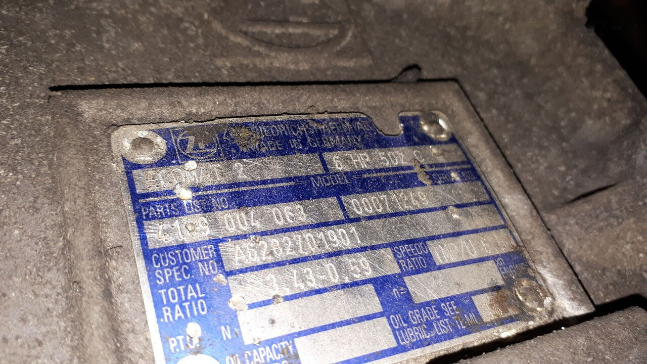 ZF 6HP604C .6HP502C. 6HP552C .6HP602C. 6HP592C. 6HP504C .6HP604C. 6 Volvo Man/ Volvo. Scnia. Mersedes - Caja de cambios para Autobús: foto 5 ZF 6HP604C .6HP502C. 6HP552C .6HP602C. 6HP592C. 6HP504C .6HP604C. 6 Volvo Man/ Volvo. Scnia. Mersedes - Caja de cambios para Autobús: foto 5