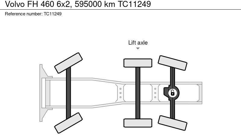 Volvo FH 460 6x2, 595000 km - Cabeza tractora: foto 2 Volvo FH 460 6x2, 595000 km - Cabeza tractora: foto 2
