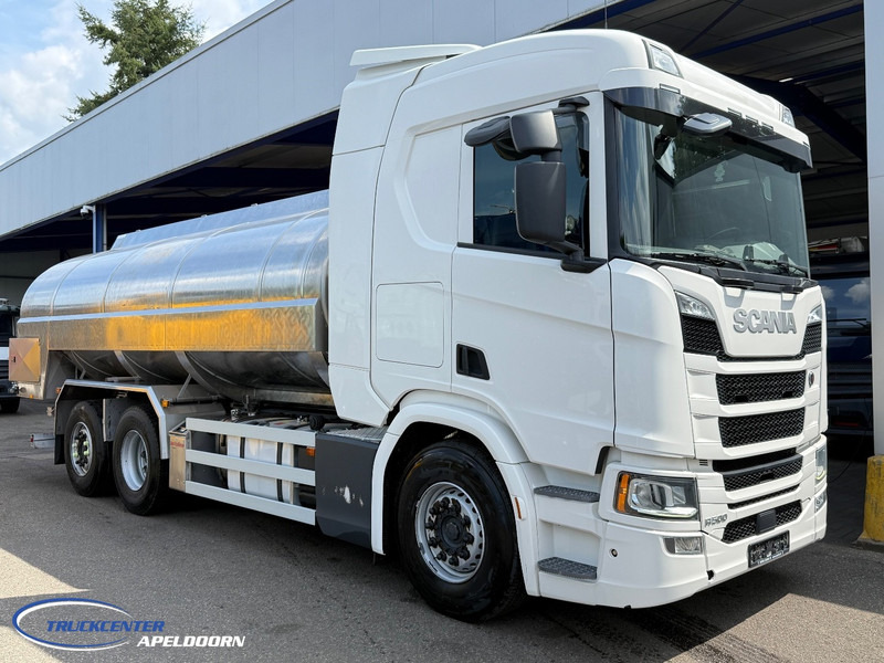 Scania R500 NGS 15000 Liter, Retarder, Stuuras, RVS tank - melk - water - Camión cisterna: foto 1 Scania R500 NGS 15000 Liter, Retarder, Stuuras, RVS tank - melk - water - Camión cisterna: foto 1