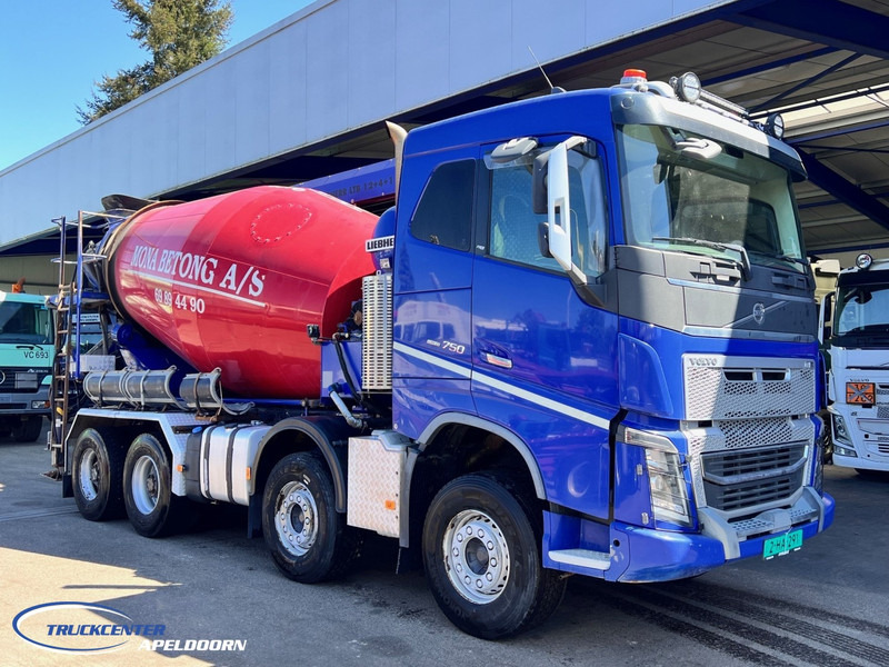 Volvo FH 750 Liebherr 9m3, Conveyer 12+4+1 (Quick coupler!) - Camión hormigonera: foto 1 Volvo FH 750 Liebherr 9m3, Conveyer 12+4+1 (Quick coupler!) - Camión hormigonera: foto 1