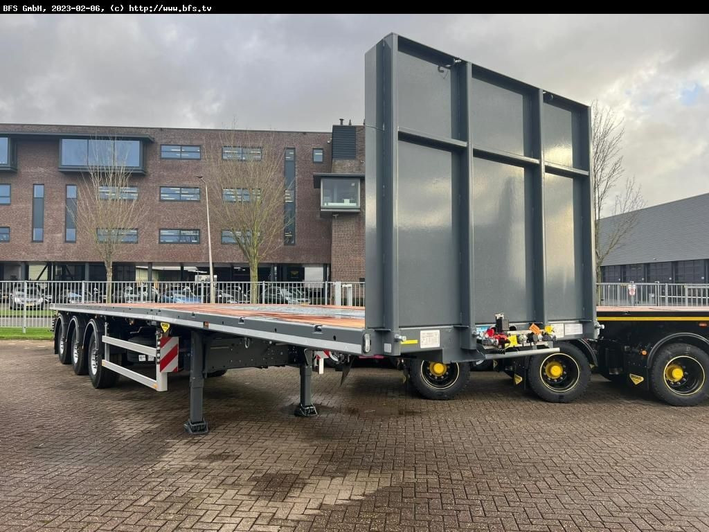Broshuis Telesattel 1x ausziehbar 3-Achs Telesattel Leich - Semirremolque plataforma/ Caja abierta: foto 2 Broshuis Telesattel 1x ausziehbar 3-Achs Telesattel Leich - Semirremolque plataforma/ Caja abierta: foto 2