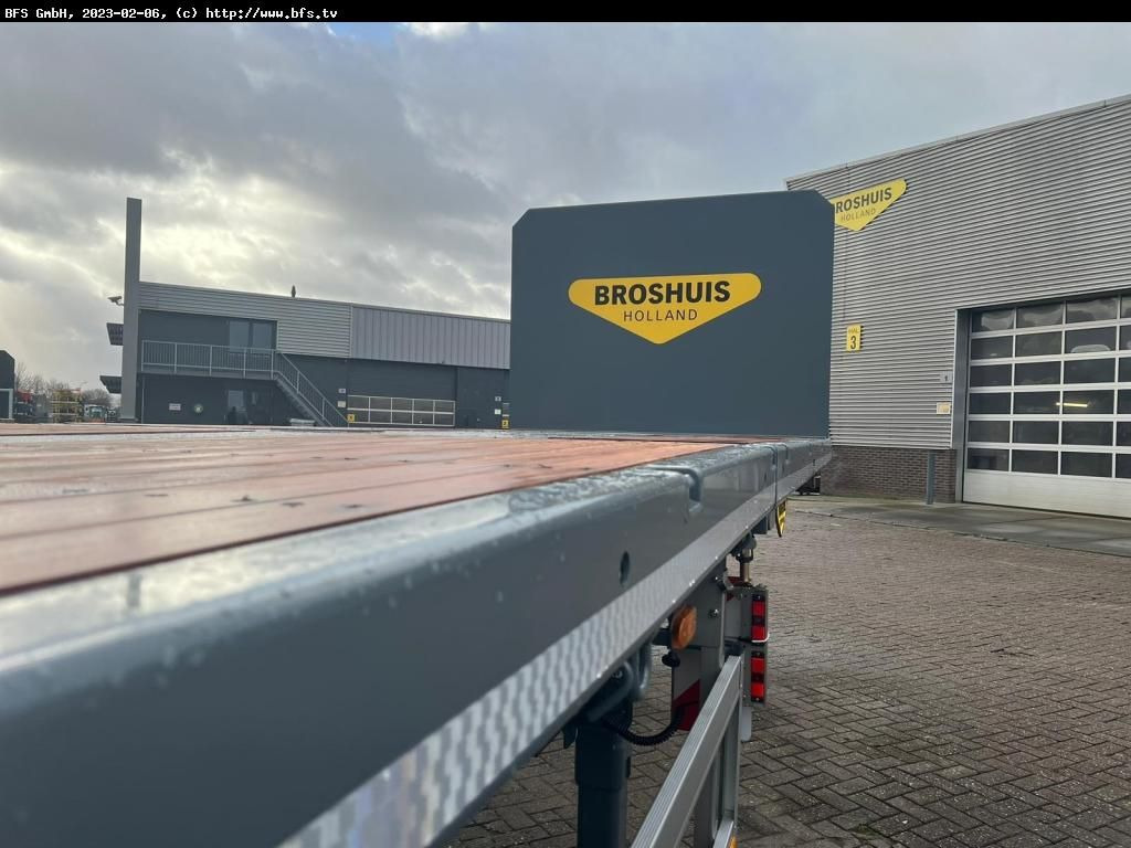 Broshuis Telesattel 1x ausziehbar 3-Achs Telesattel Leich - Semirremolque plataforma/ Caja abierta: foto 3 Broshuis Telesattel 1x ausziehbar 3-Achs Telesattel Leich - Semirremolque plataforma/ Caja abierta: foto 3