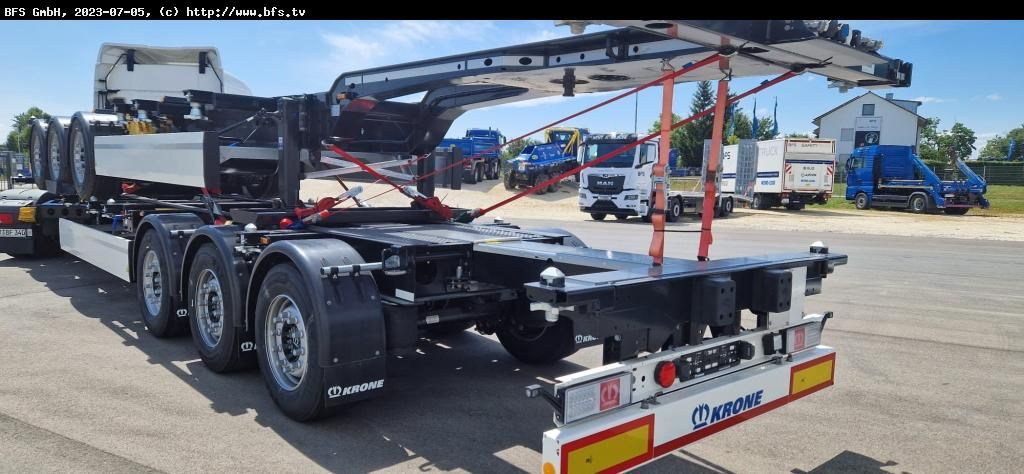 Krone Sattelauflieger Container Chassi SDC 27 eLTU5-2 Krone Sattelauflieger Container Chassi SDC 27 eLTU5-2 - Semirremolque portacontenedore/ Intercambiable: foto 3 Krone Sattelauflieger Container Chassi SDC 27 eLTU5-2 Krone Sattelauflieger Container Chassi SDC 27 eLTU5-2 - Semirremolque portacontenedore/ Intercambiable: foto 3