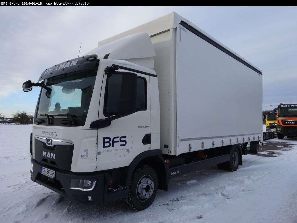 MAN TGL (TG3) 8.190 4x2 BL CH - Furgoneta con lona: foto 1 MAN TGL (TG3) 8.190 4x2 BL CH - Furgoneta con lona: foto 1
