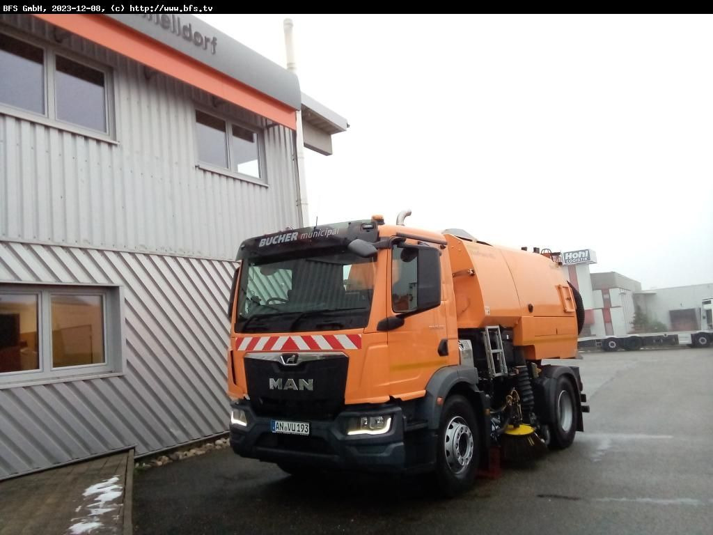 MAN TGM 18.250 4x2 BL Bucher V65_Twin - Barredora vial: foto 1 MAN TGM 18.250 4x2 BL Bucher V65_Twin - Barredora vial: foto 1