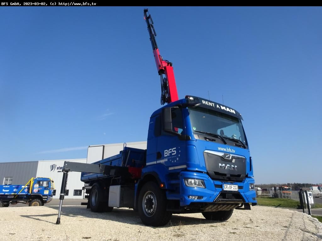 MAN TGS (TG3) 18.470 4x4H BL CH TG3 Hydrodrive, HMF, - Camión volquete: foto 2 MAN TGS (TG3) 18.470 4x4H BL CH TG3 Hydrodrive, HMF, - Camión volquete: foto 2