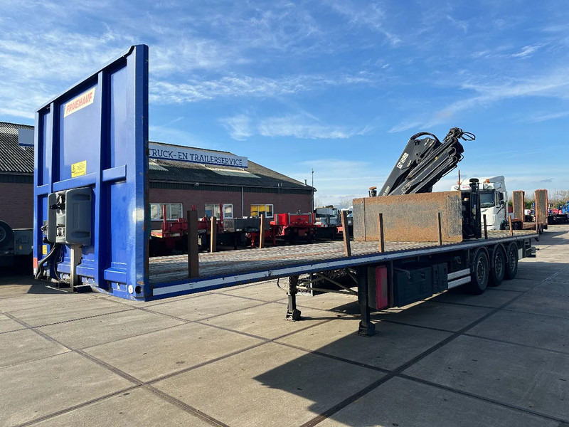 Fruehauf MET HIAB 122E-3 REMOTE CONTROLE, 2014 - Semirremolque plataforma/ Caja abierta: foto 5 Fruehauf MET HIAB 122E-3 REMOTE CONTROLE, 2014 - Semirremolque plataforma/ Caja abierta: foto 5