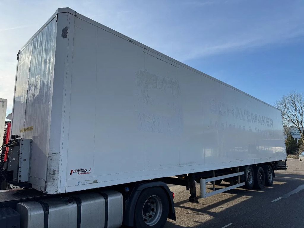 Semirremolque caja cerrada Hertoghs BOX TRAILER - 3 AXLE SAF 1 LIFT AXLE: foto 1
