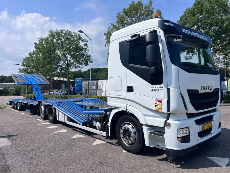 Iveco Stralis 460 6X2 EURO 6 + GS MEPPEL - TRUCK-TRANSPORTER - Camión portavehículos: foto 1 Iveco Stralis 460 6X2 EURO 6 + GS MEPPEL - TRUCK-TRANSPORTER - Camión portavehículos: foto 1