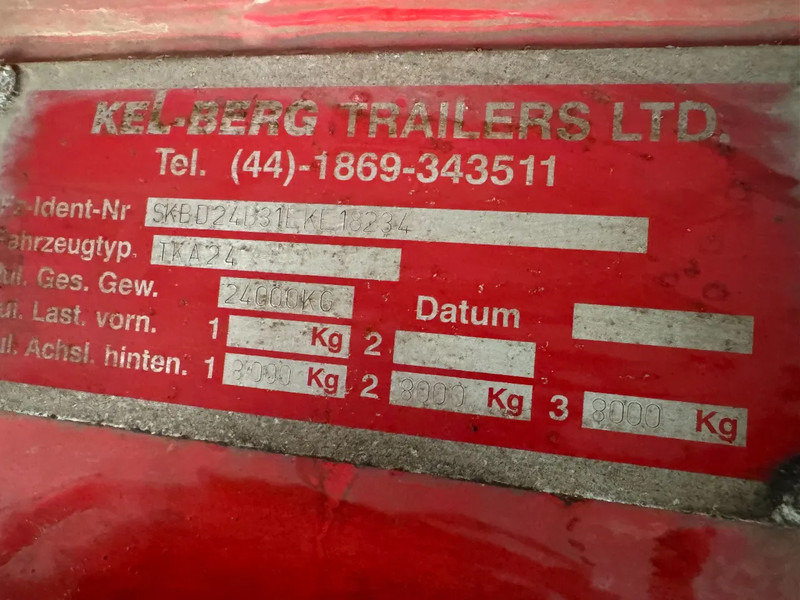 Remolque caja cerrada KEL-BERG D24B3 - 3 AXLE BPW + ZEPRO ZHD 250-155 MA: foto 12