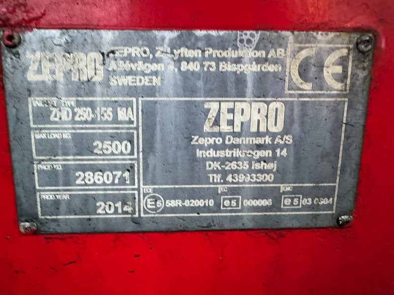 Remolque caja cerrada KEL-BERG D24B3 - 3 AXLE BPW + ZEPRO ZHD 250-155 MA: foto 14