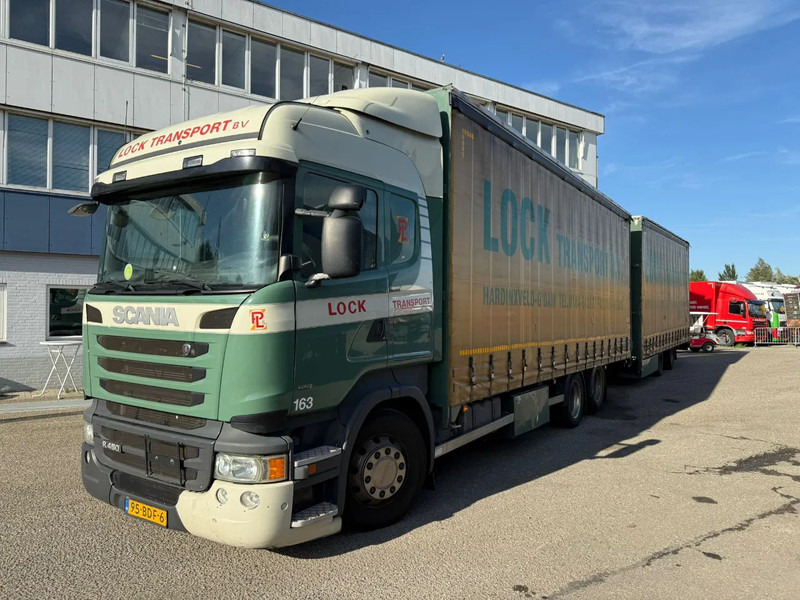 Scania R450 6X2 + DRACO AANHANGER 2010 TUV TILL 17-08-2026 - Camión lona: foto 2 Scania R450 6X2 + DRACO AANHANGER 2010 TUV TILL 17-08-2026 - Camión lona: foto 2