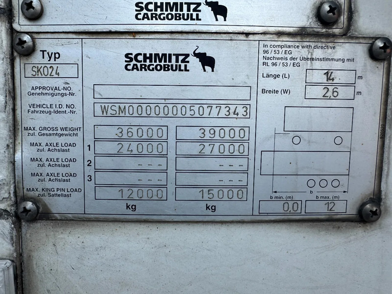 Arrendamiento de Schmitz Cargobull SKO 24 + THERMO KING SPECTRUM + 3X SAF AXLE Schmitz Cargobull SKO 24 + THERMO KING SPECTRUM + 3X SAF AXLE: foto 8 Arrendamiento de Schmitz Cargobull SKO 24 + THERMO KING SPECTRUM + 3X SAF AXLE Schmitz Cargobull SKO 24 + THERMO KING SPECTRUM + 3X SAF AXLE: foto 8