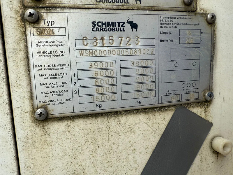 Schmitz Cargobull Schmitz Cargobull PRICES FROM €6950 TO €8950,- 40 X CARRIER 1850 MT D/E SAF AXELS - Semirremolque frigorífico: foto 3 Schmitz Cargobull Schmitz Cargobull PRICES FROM €6950 TO €8950,- 40 X CARRIER 1850 MT D/E SAF AXELS - Semirremolque frigorífico: foto 3