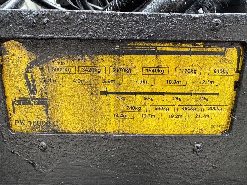 Arrendamiento de Volvo FM 340 4X2 EURO 3 PALFINGER PK16000 + REMOTE CONTROL Volvo FM 340 4X2 EURO 3 PALFINGER PK16000 + REMOTE CONTROL: foto 10