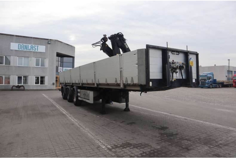 Van Hool Cranetrailer/Krantrailer/Kranauflieger - Semirremolque plataforma/ Caja abierta: foto 2 Van Hool Cranetrailer/Krantrailer/Kranauflieger - Semirremolque plataforma/ Caja abierta: foto 2