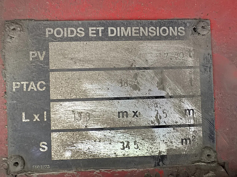 Semirremolque caja cerrada Fruehauf Dhollandia DHSMR.20 2000 KG - Lifting axle - sliding door: foto 14