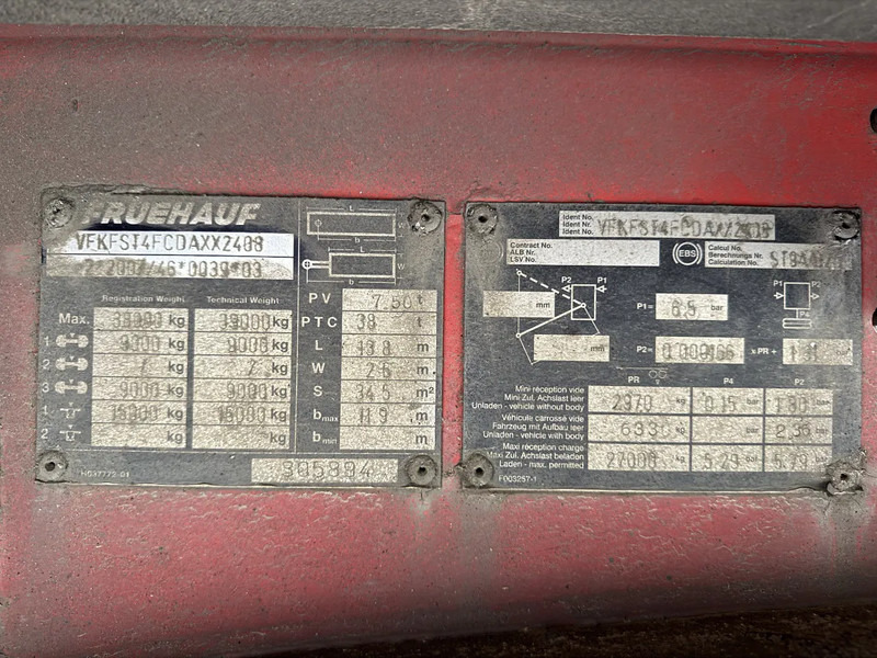 Semirremolque caja cerrada Fruehauf Dhollandia DHSMR.20 2000 KG - Lifting axle - sliding door: foto 15