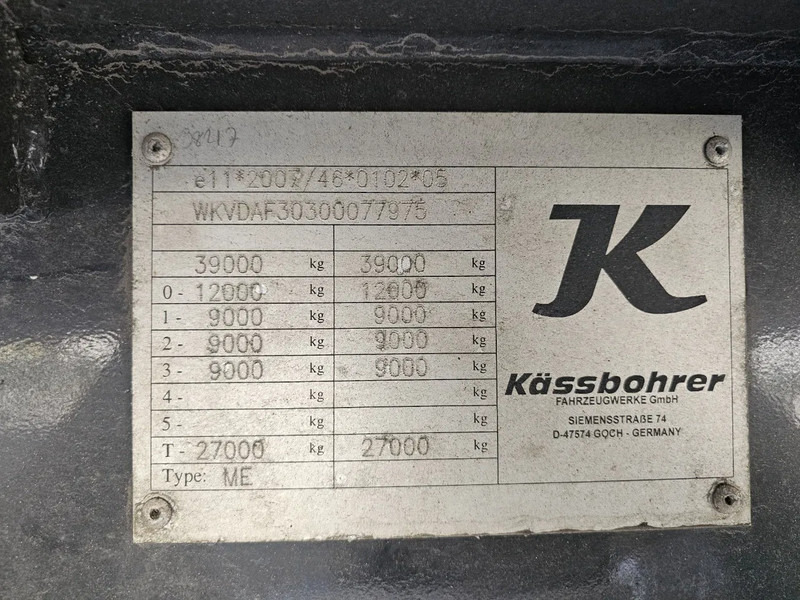 Semirremolque lona Kässbohrer Huckepack Mega P400 - Full Ferry: foto 6
