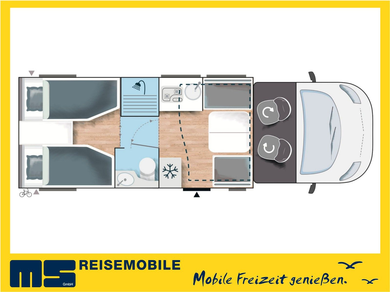 Chausson 797 TITANIUM / - 2026 - / 4.1T. / EINZELBETTEN - Autocaravana perfilada: foto 2 Chausson 797 TITANIUM / - 2026 - / 4.1T. / EINZELBETTEN - Autocaravana perfilada: foto 2