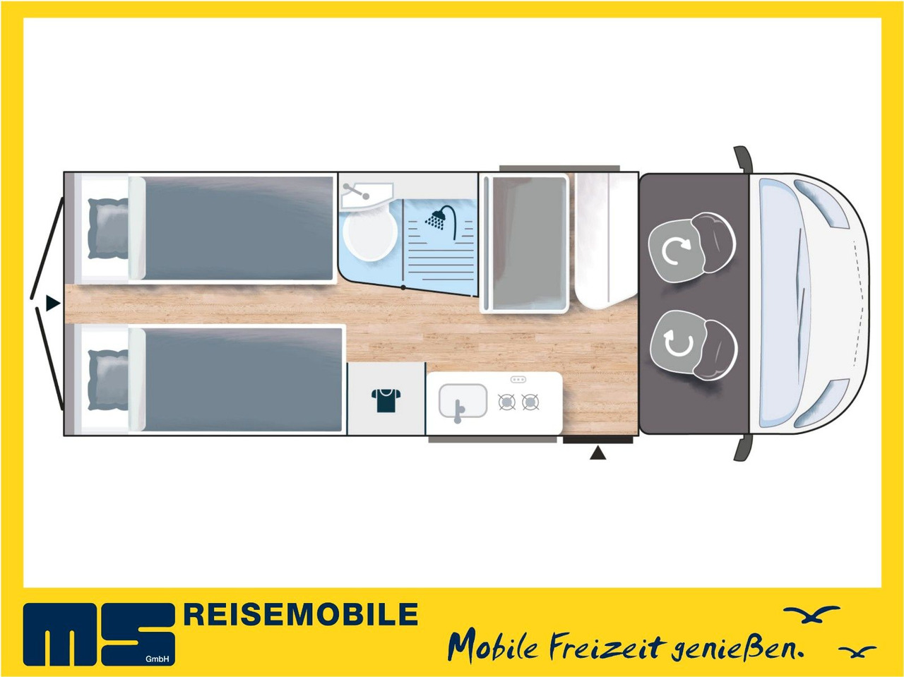 Chausson V697 SPORT LINE / -2026- / 140-8G./ EINZELBETTEN - Cámper: foto 2 Chausson V697 SPORT LINE / -2026- / 140-8G./ EINZELBETTEN - Cámper: foto 2
