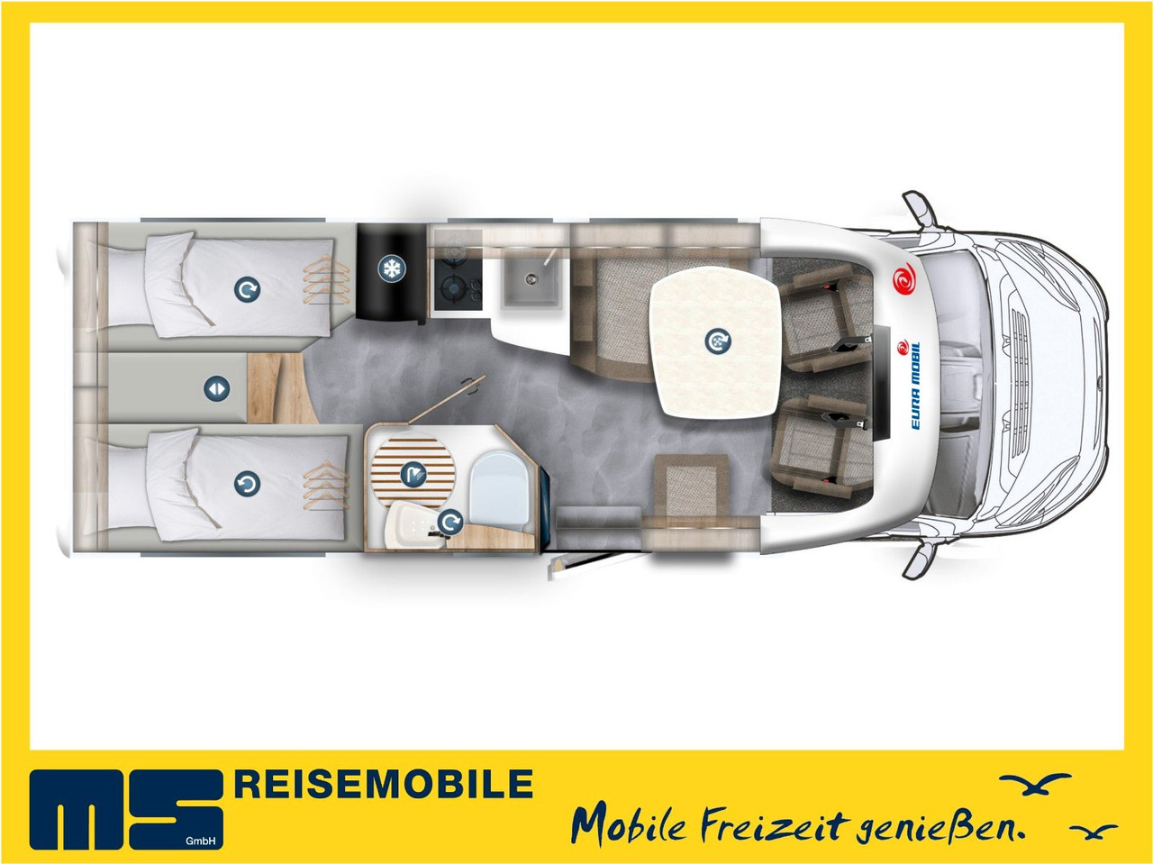 Eura Mobil PROFILA T 695 EB /-2025-/ MONDIAL / EINZELBETTEN - Autocaravana perfilada: foto 2 Eura Mobil PROFILA T 695 EB /-2025-/ MONDIAL / EINZELBETTEN - Autocaravana perfilada: foto 2