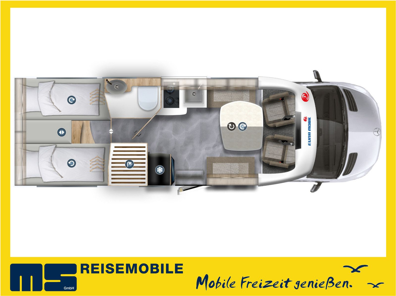Eura Mobil PROFILA T 726 EF /- 2026 - / GOLD - LEVEL PAKET - Autocaravana perfilada: foto 2 Eura Mobil PROFILA T 726 EF /- 2026 - / GOLD - LEVEL PAKET - Autocaravana perfilada: foto 2