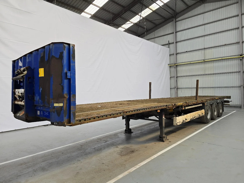 Krone SD 27 FREINS TOMBOURS /TROMMELREMMEN - Semirremolque plataforma/ Caja abierta: foto 1 Krone SD 27 FREINS TOMBOURS /TROMMELREMMEN - Semirremolque plataforma/ Caja abierta: foto 1