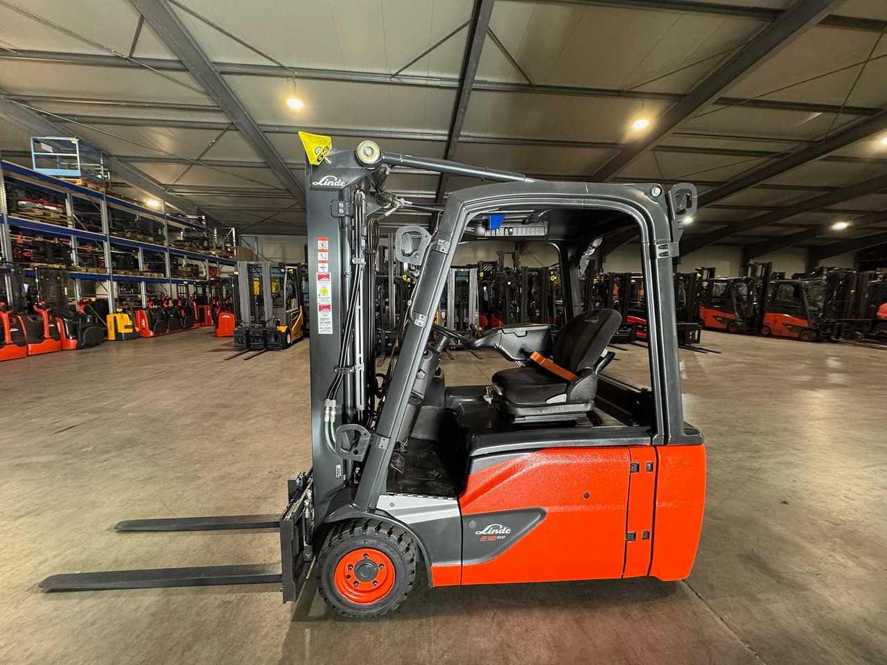 2020 SERVICE+UVV 10/2026 LINDE E16 DUPLEX FREE LIFT 3RD + 4TH VALVE ELECTRIC FORKLIFT 12,549 HOURS - Carretilla elevadora: foto 1 2020 SERVICE+UVV 10/2026 LINDE E16 DUPLEX FREE LIFT 3RD + 4TH VALVE ELECTRIC FORKLIFT 12,549 HOURS - Carretilla elevadora: foto 1