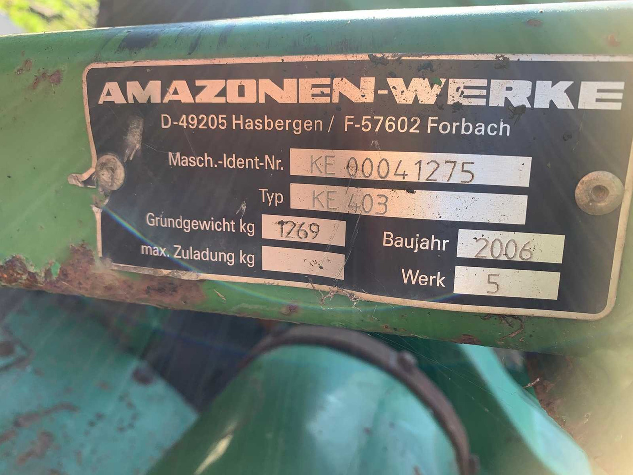 Amazone - Grada: foto 5 Amazone - Grada: foto 5