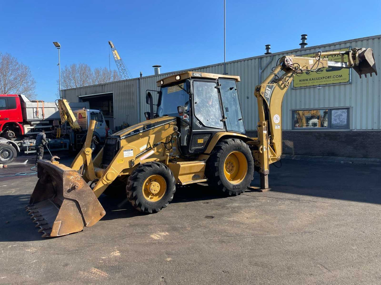 Bulldozer Cat 428C: foto 7