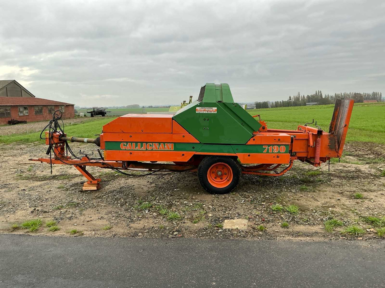 Gallignani 7190 - Empacadora de pacas cuadradas: foto 2 Gallignani 7190 - Empacadora de pacas cuadradas: foto 2