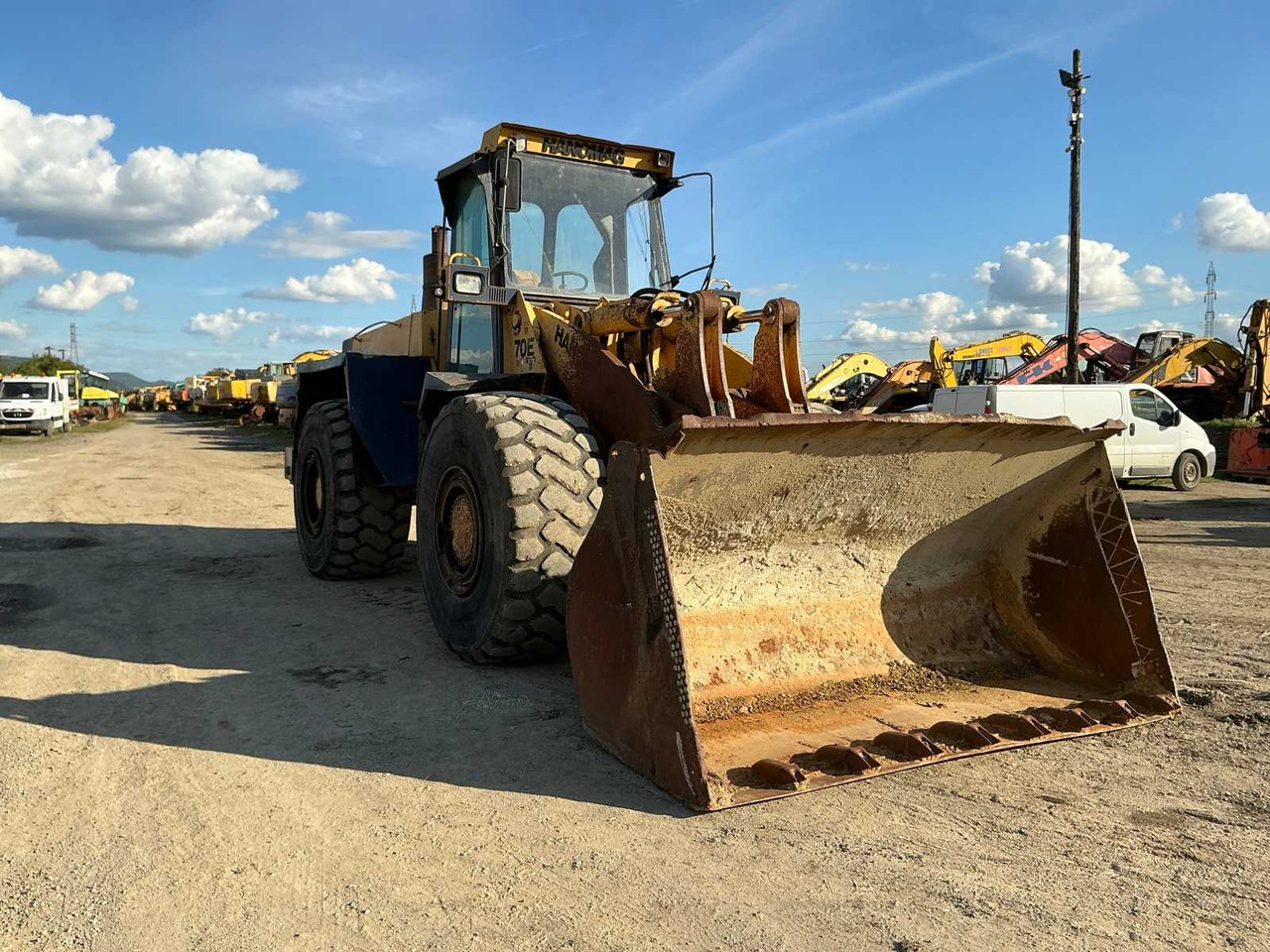Cargadora de ruedas HANOMAG - 70 E - SHOVEL - 1995: foto 15