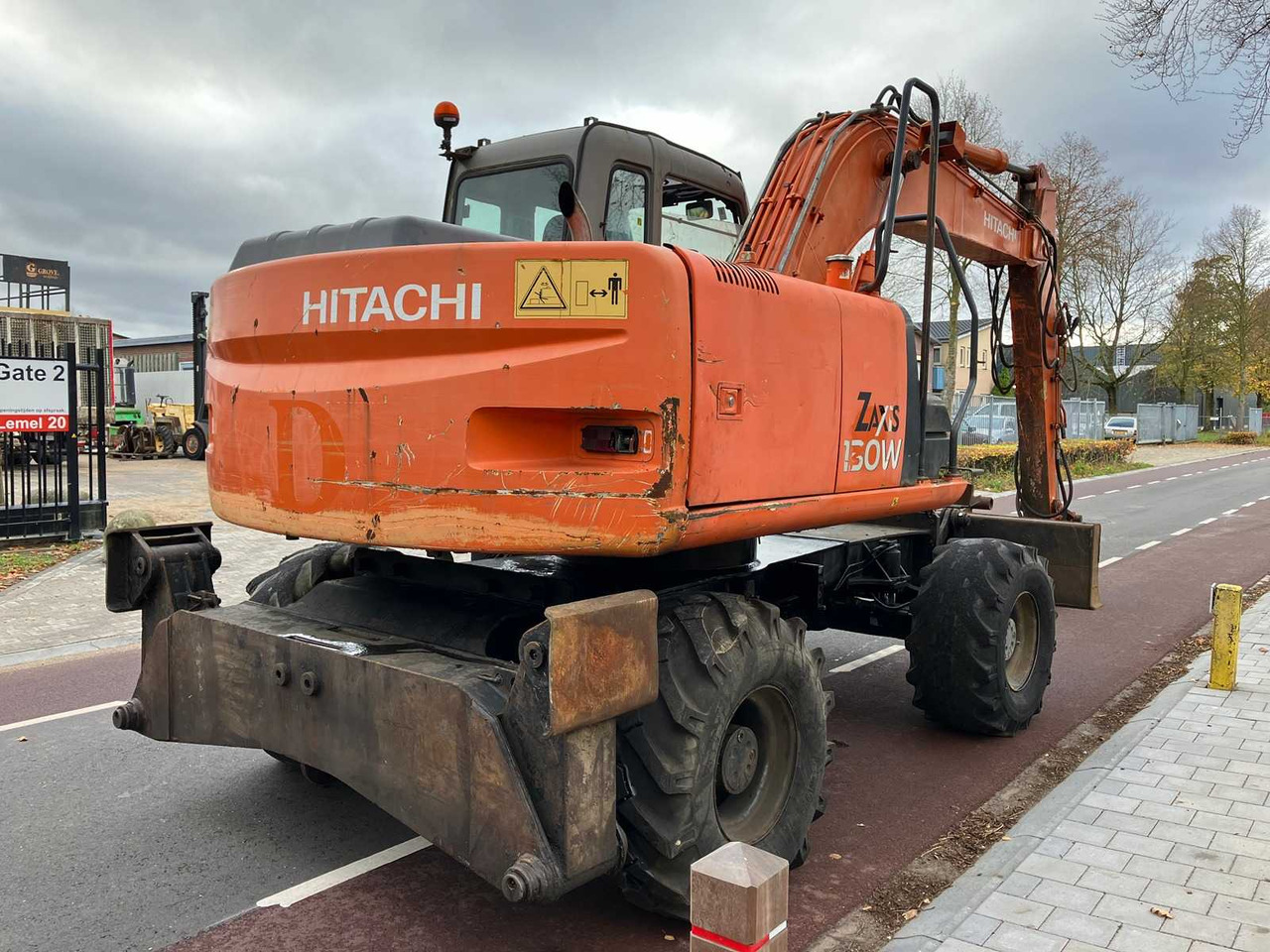 HITACHI - 2008 - ZX130W - WHEELED EXCAVATOR - Excavadora de ruedas: foto 5 HITACHI - 2008 - ZX130W - WHEELED EXCAVATOR - Excavadora de ruedas: foto 5