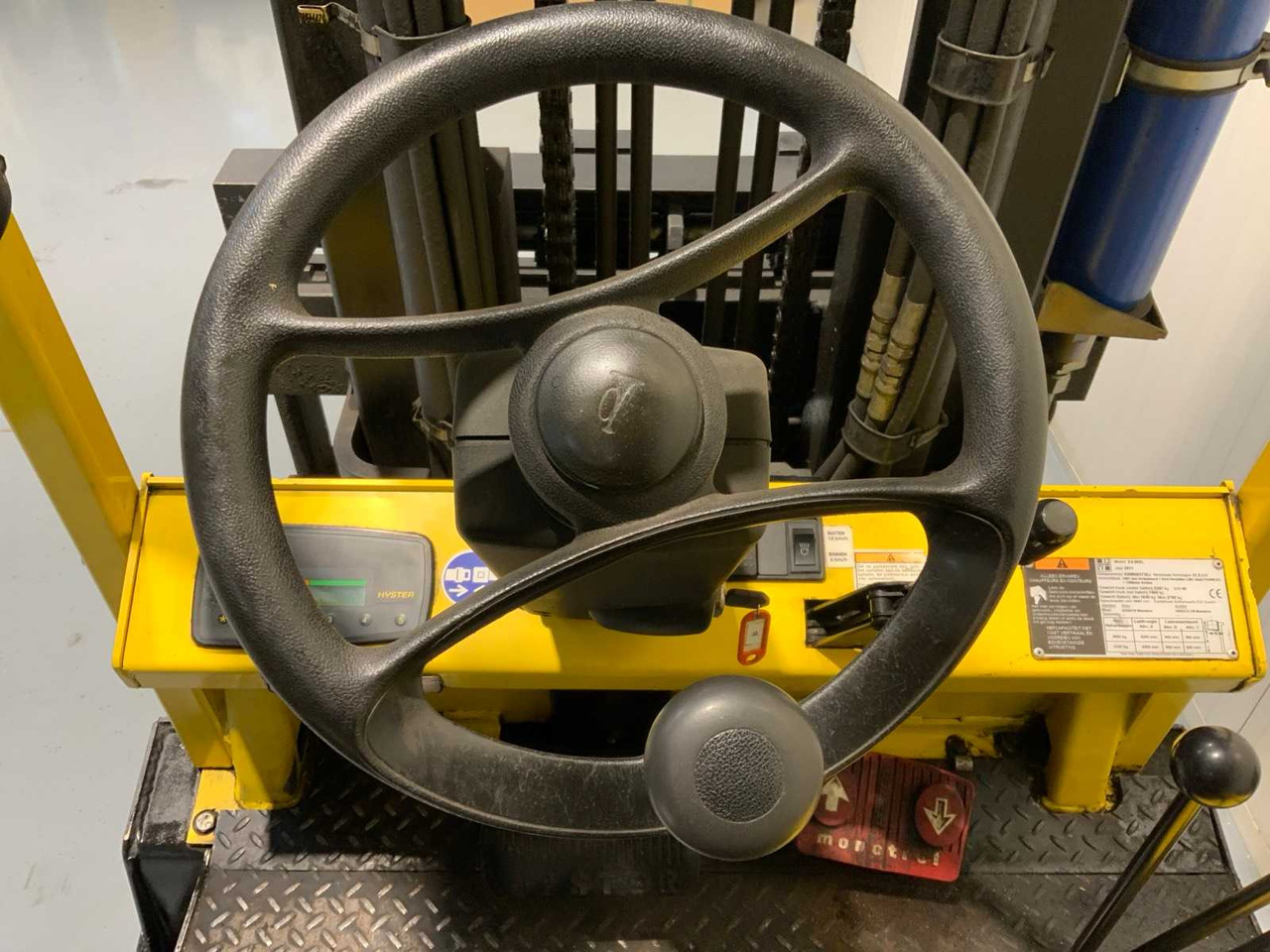 Carretilla elevadora HYSTER E4.00XL FORKLIFT FORK POSITIONER, SIDE SHIFT, BLUESPOT, ACCUMULATOR: foto 9 Carretilla elevadora HYSTER E4.00XL FORKLIFT FORK POSITIONER, SIDE SHIFT, BLUESPOT, ACCUMULATOR: foto 9