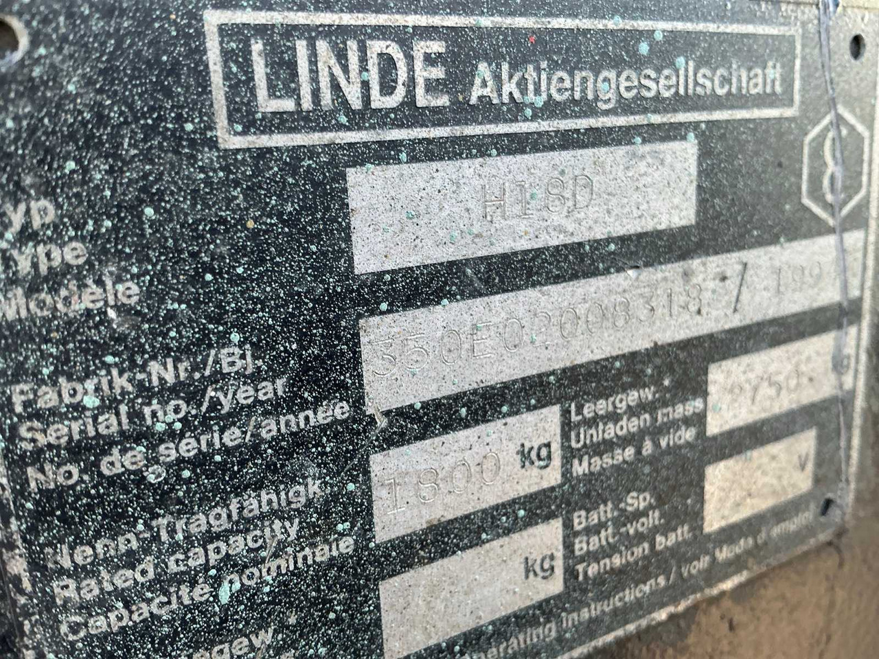 Carretilla elevadora LINDE H18D FORKLIFT: foto 15 Carretilla elevadora LINDE H18D FORKLIFT: foto 15