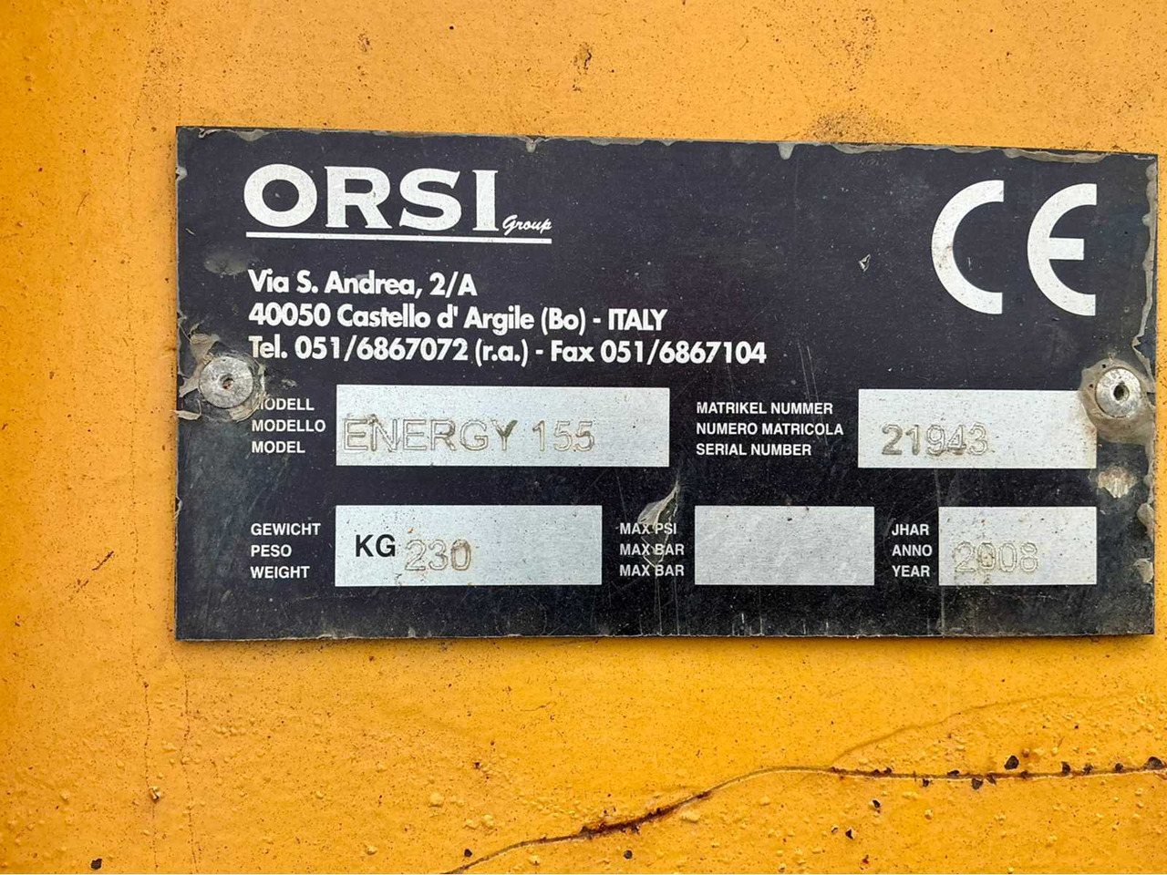Desbrozadora de martillos/ Trituradora Orsi Energy155: foto 6