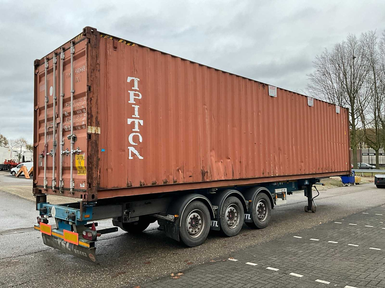 2012 VANHOOL 3B0079 CONTAINER CHASSIS WITH CONTAINER - Semirremolque: foto 5 2012 VANHOOL 3B0079 CONTAINER CHASSIS WITH CONTAINER - Semirremolque: foto 5