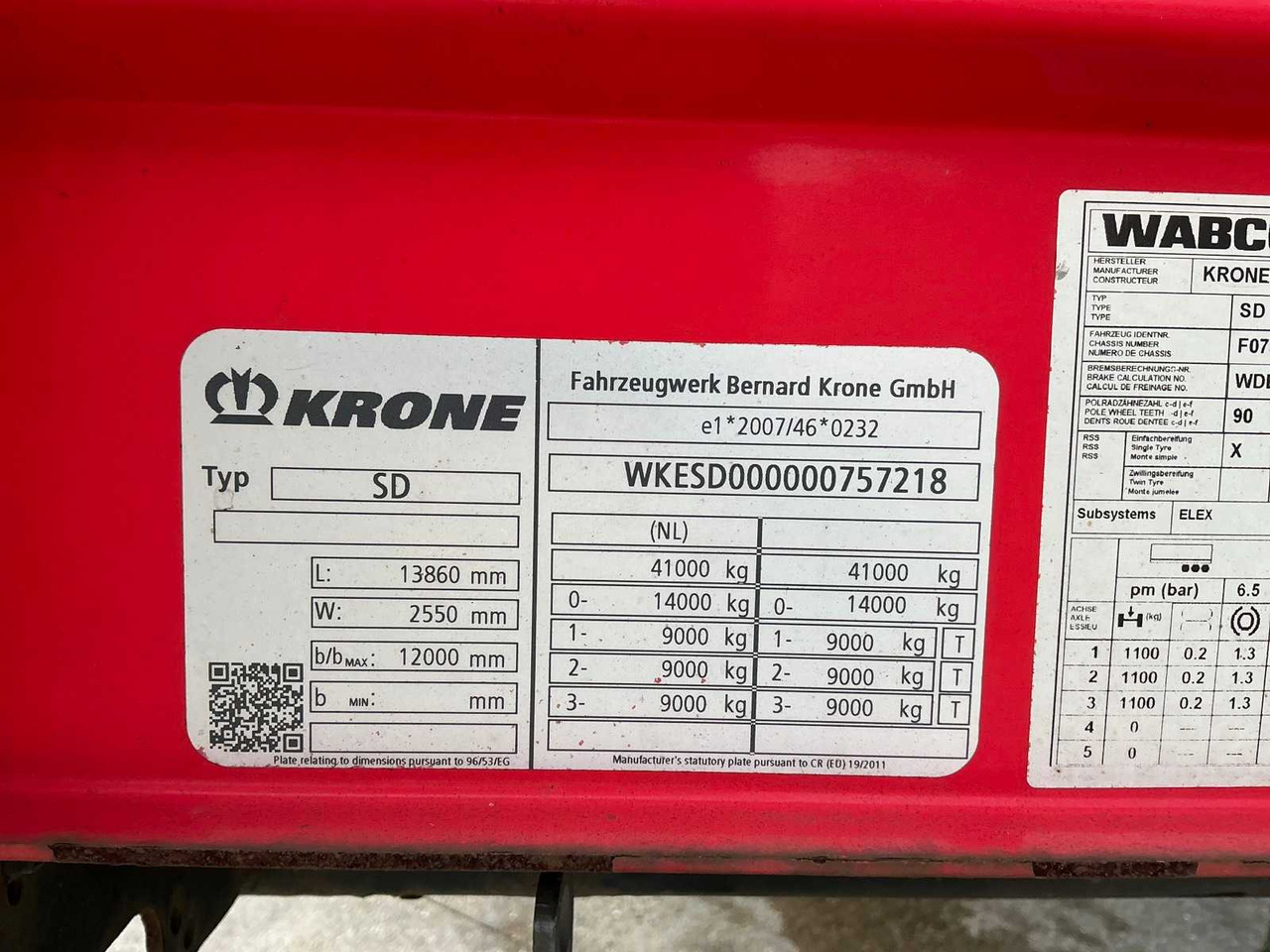 Semirremolque 2017 KRONE SD SEMI-TRAILER: foto 15
