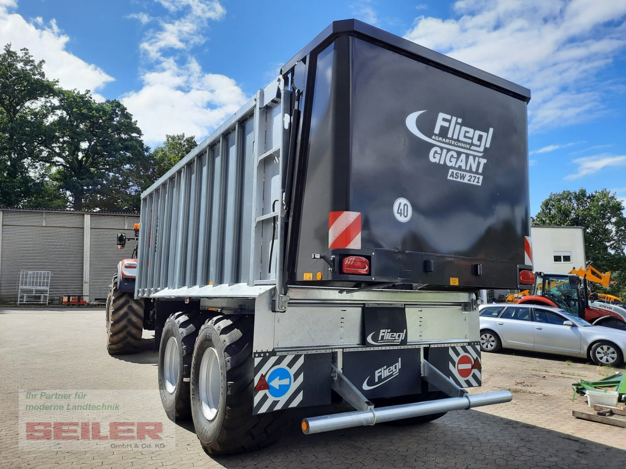 Fliegl ASW 271 C FOX Lenkachse 26,5" 35m³ - Remolque autocargador: foto 4 Fliegl ASW 271 C FOX Lenkachse 26,5" 35m³ - Remolque autocargador: foto 4